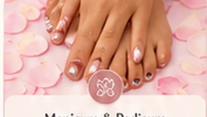 Luxury manicure and pedicure