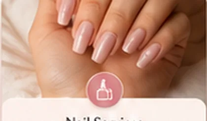 Elegant nail polish at Jojo Luxe Salon