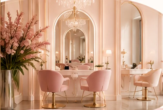 Soft salon atmosphere at Jojo Luxe Salon